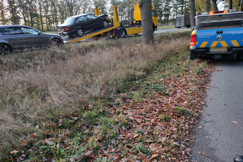 Veel schade na kop-staart aanrijding