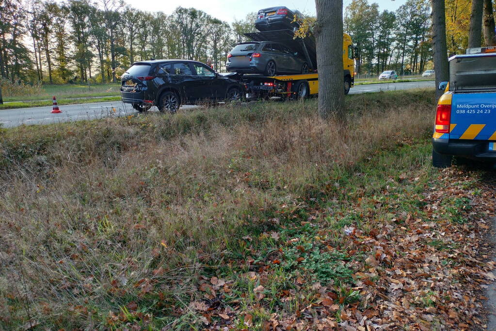 Veel schade na kop-staart aanrijding