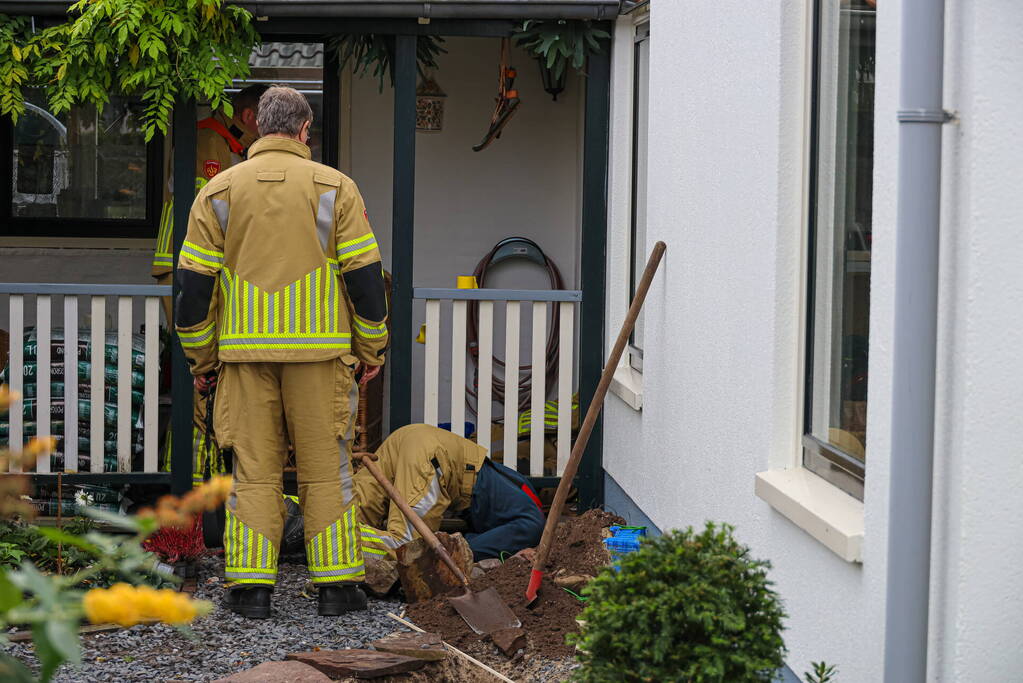Sloopwerkzaamheden bij gaslekkage