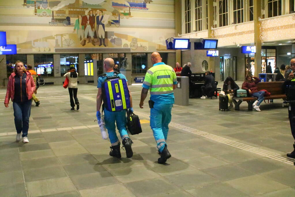 Persoon aangereden door trein