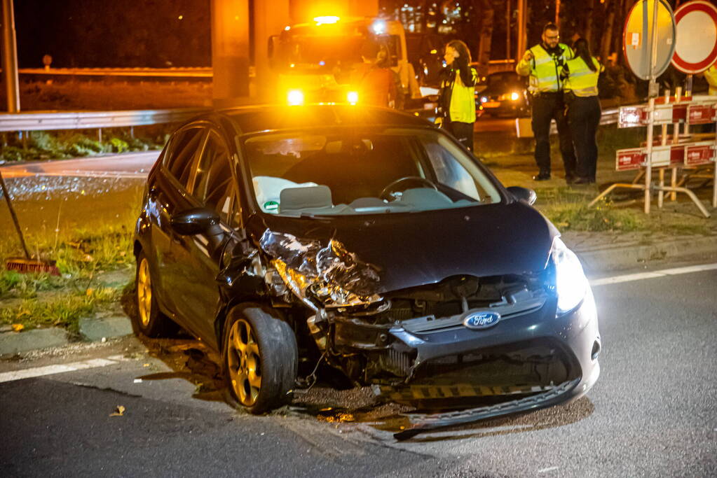 Veel schade na flinke aanrijding