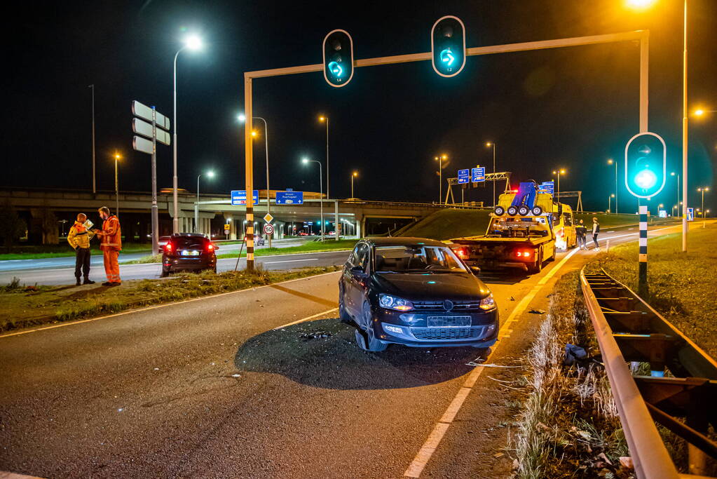 Veel schade na flinke aanrijding