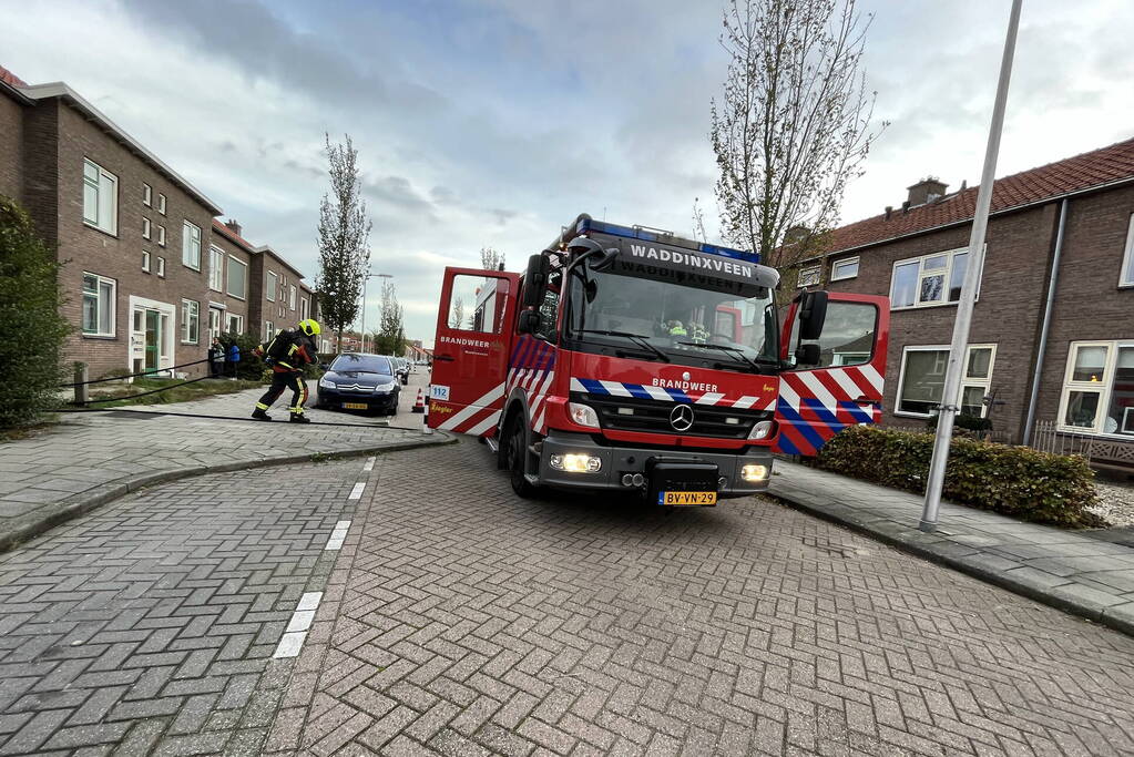 Rommel in brandgang in brand gevlogen