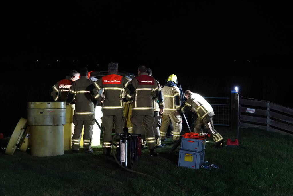 Politie achtervolgd auto met 1200 liter gestolen brandstof