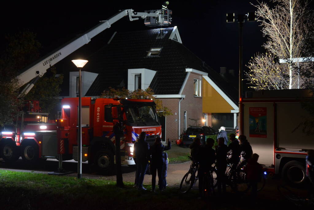 Brandweer ingezet bij brand in schoorsteen