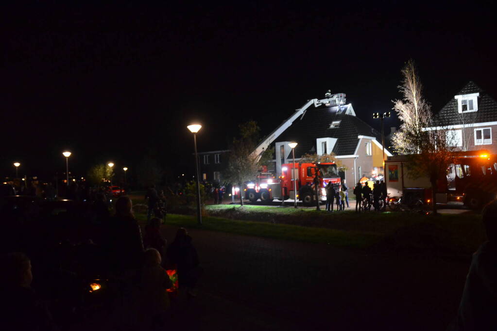 Brandweer ingezet bij brand in schoorsteen