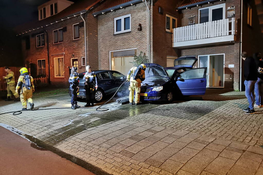Schade aan auto na brand