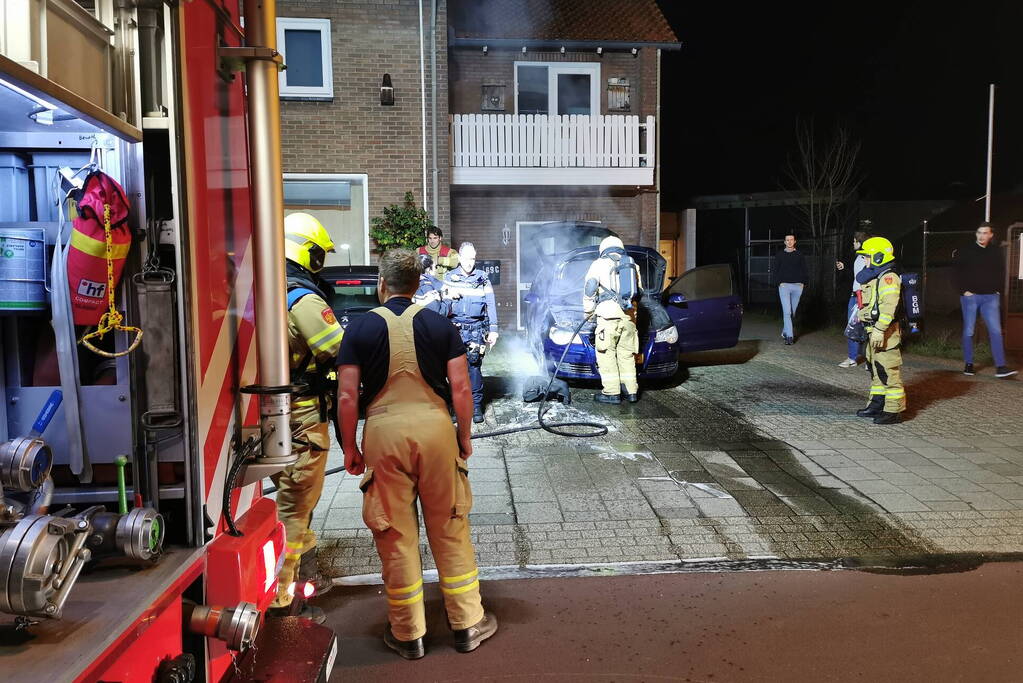 Schade aan auto na brand