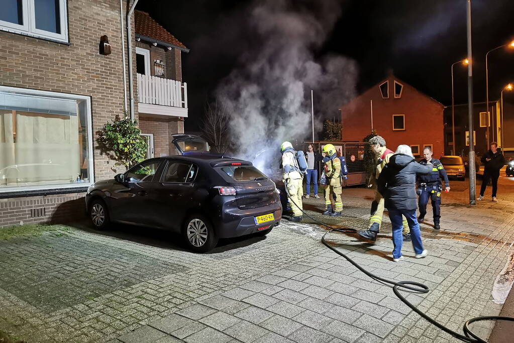 Schade aan auto na brand
