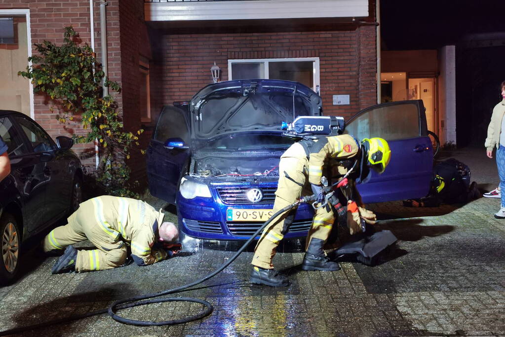 Schade aan auto na brand