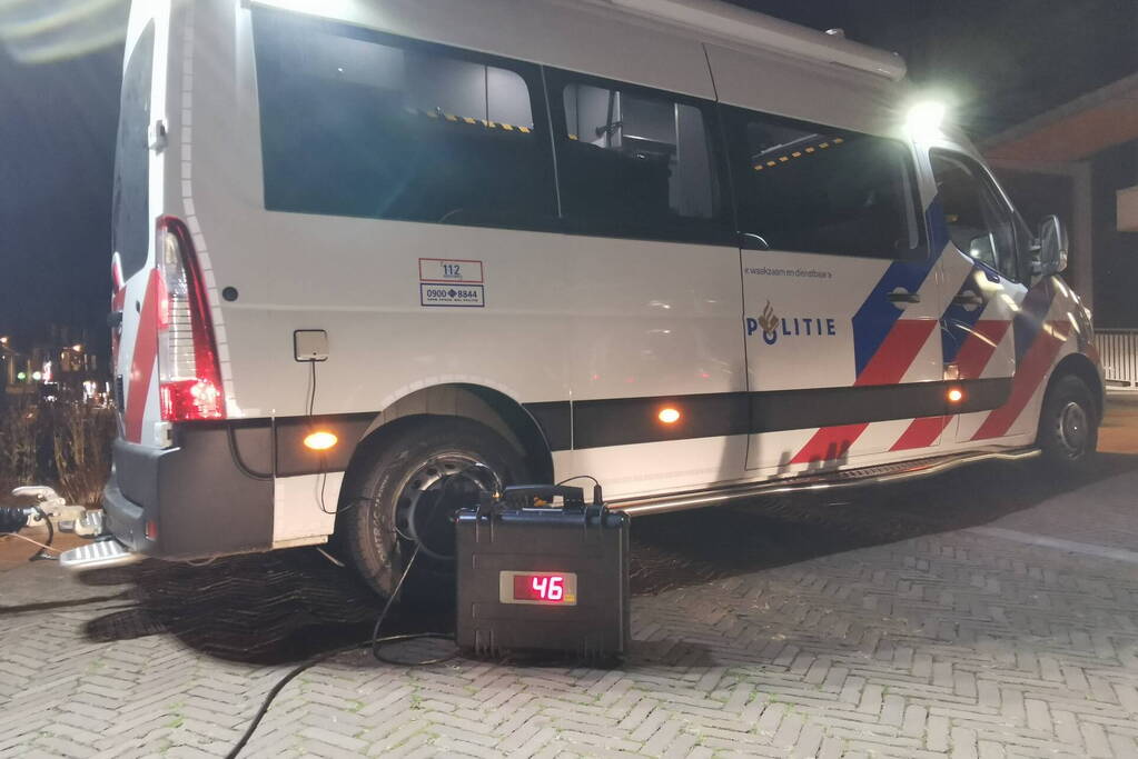 Grote verkeerscontrole in het centrum
