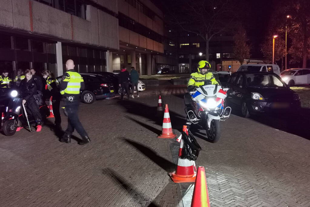 Grote verkeerscontrole in het centrum