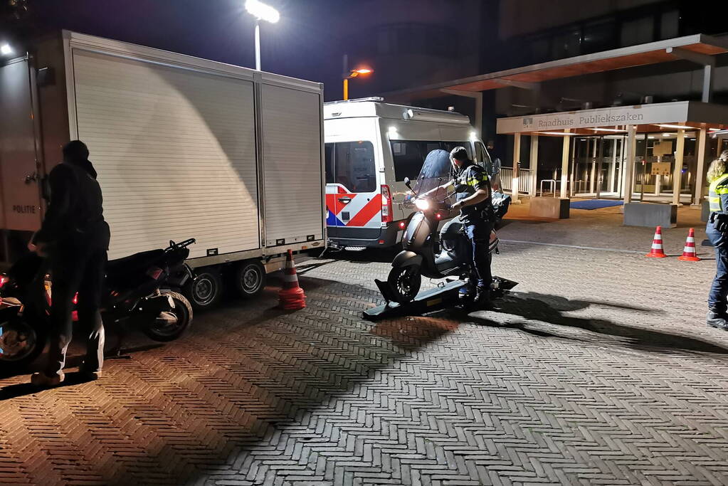 Grote verkeerscontrole in het centrum