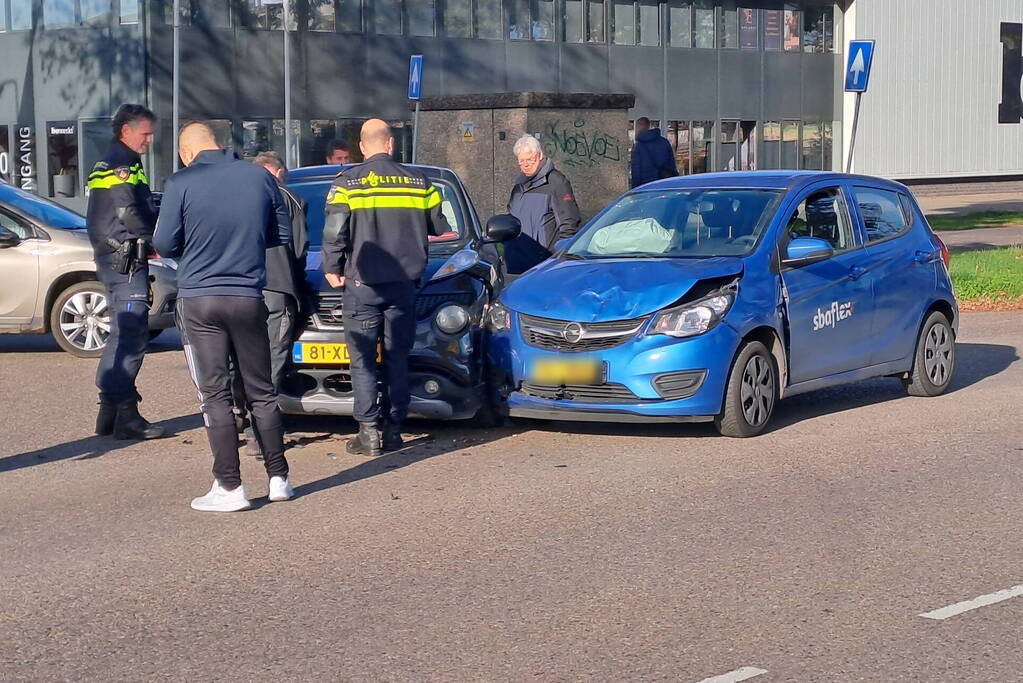 Schade bij ongeval op kruising