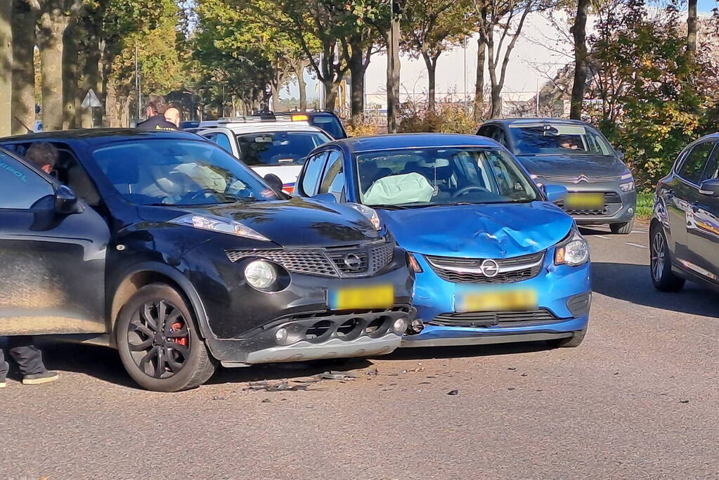 Schade bij ongeval op kruising