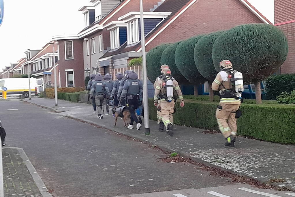 Grote inzet voor persoon met verward gedrag in woning