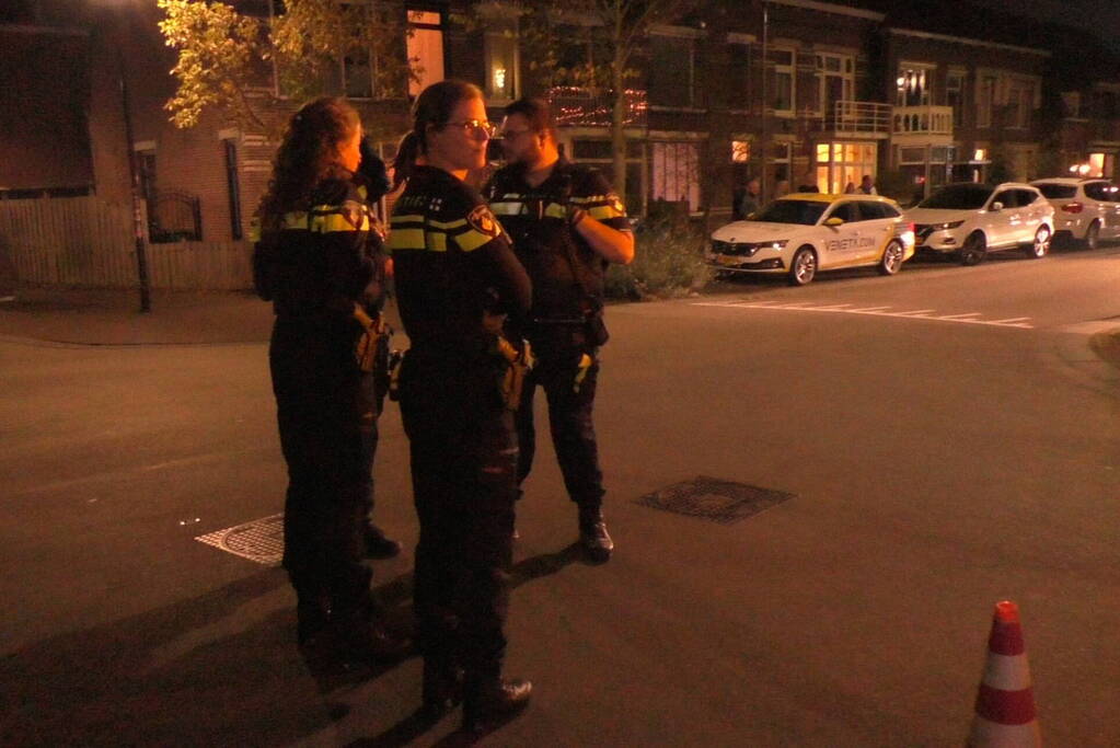 Auto gaat in vlammen op