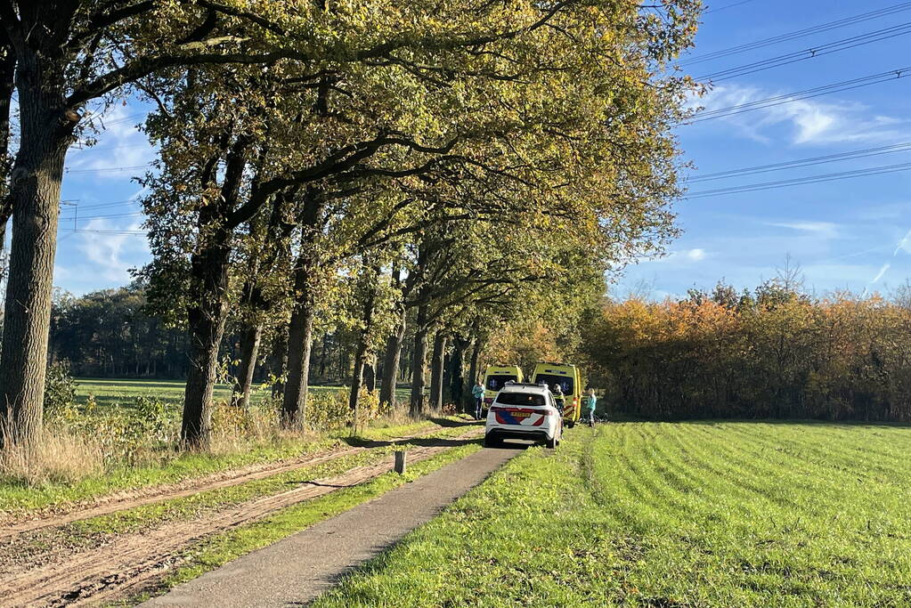 Wielrenner gewond bij botsing