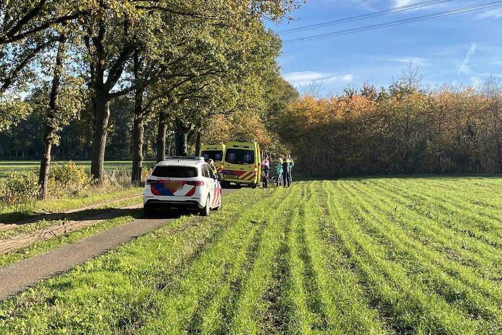 Wielrenner gewond bij botsing