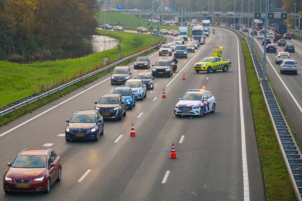 Meerdere voertuigen betrokken bij kettingbotsing