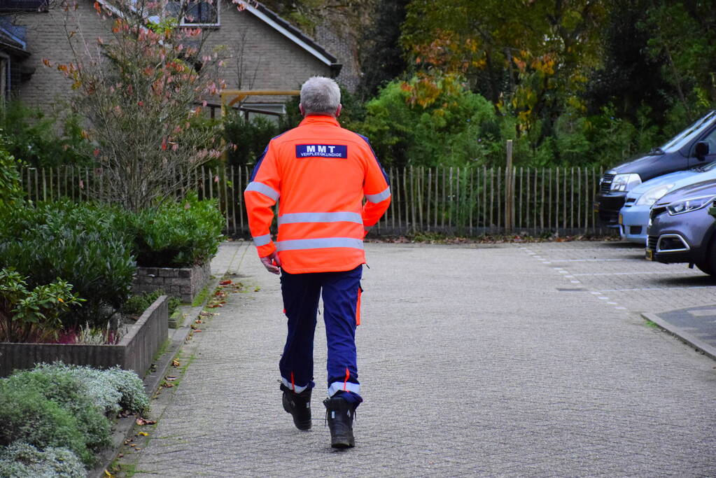 Traumahelikopter landt voor incident in woning