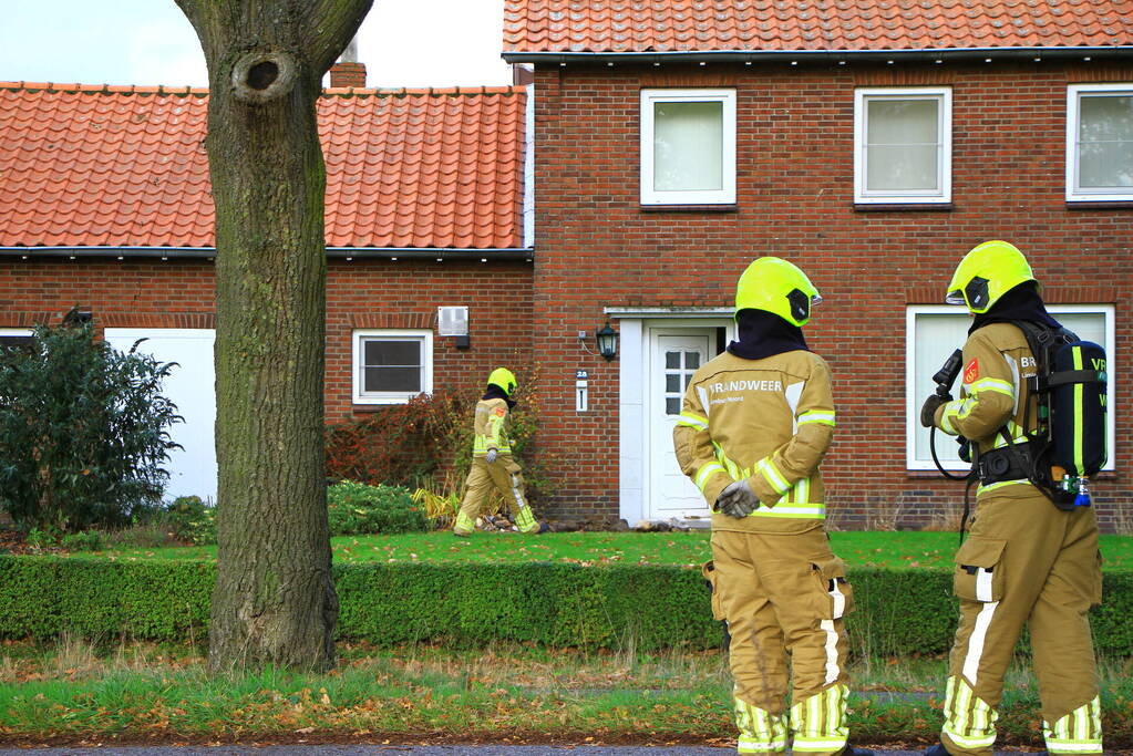Gaslekkage ontstaan bij woning