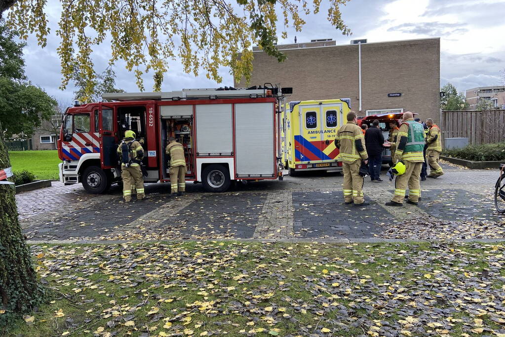 Brandweer doet onderzoek naar vreemde lucht bij Stedelijk Dalton Lyceum