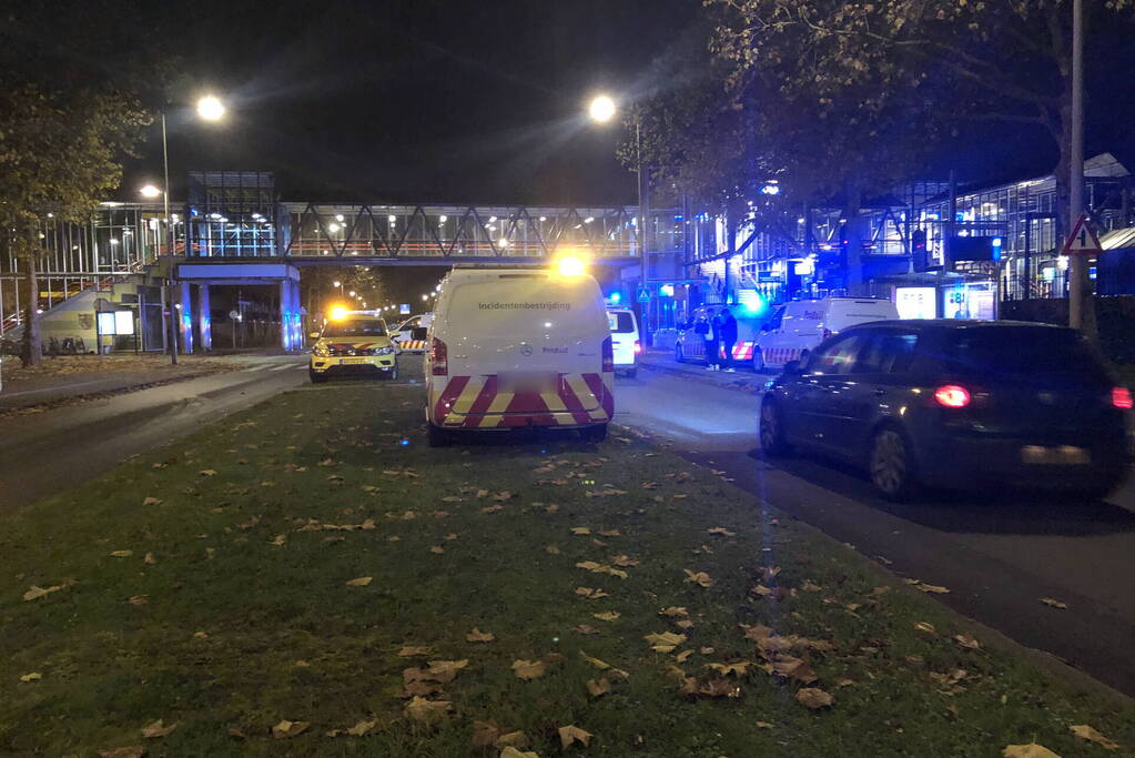 Persoon aangereden door passagierstrein