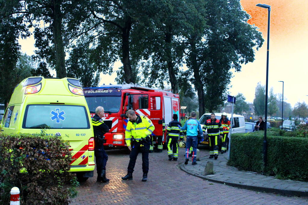 Korte maar hevige woningbrand