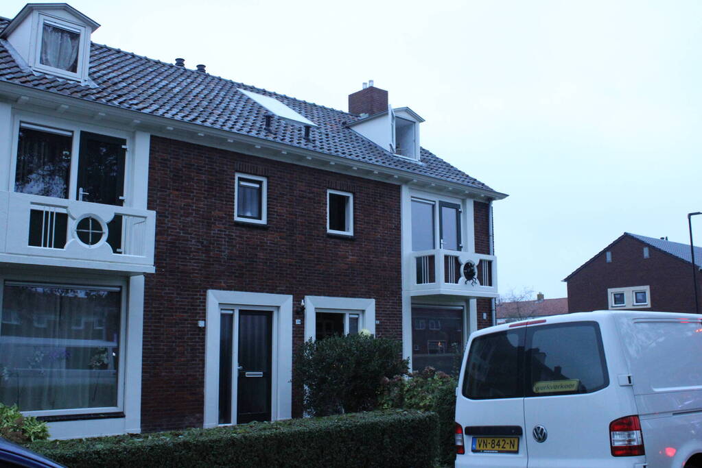 Korte maar hevige woningbrand