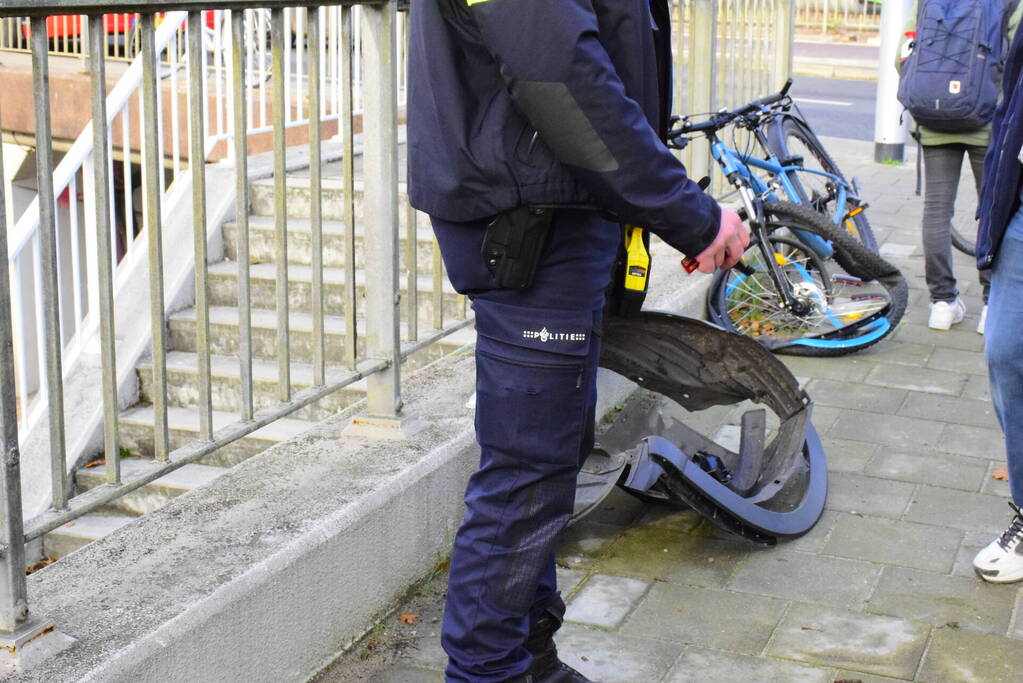 Fietsertje aangereden door auto