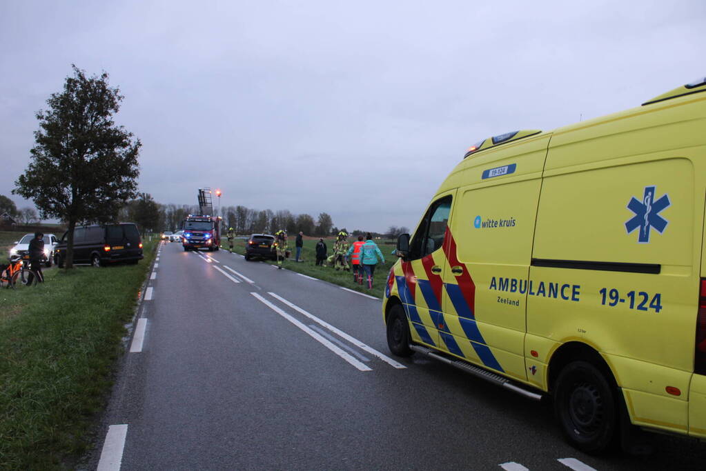 Bestuurder gewond na te water raken met voertuig