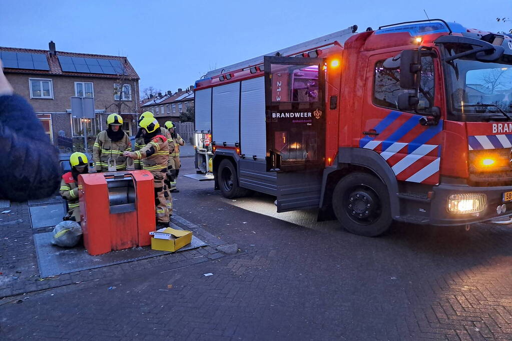 Containerbrand snel onder controle