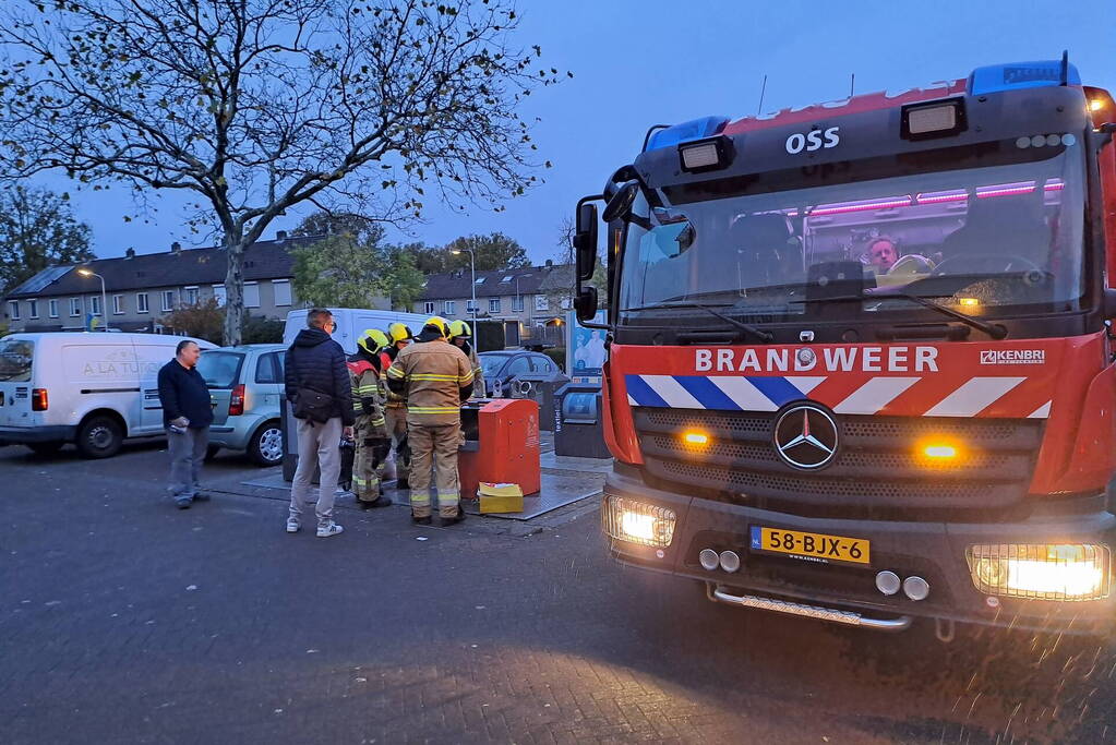 Containerbrand snel onder controle