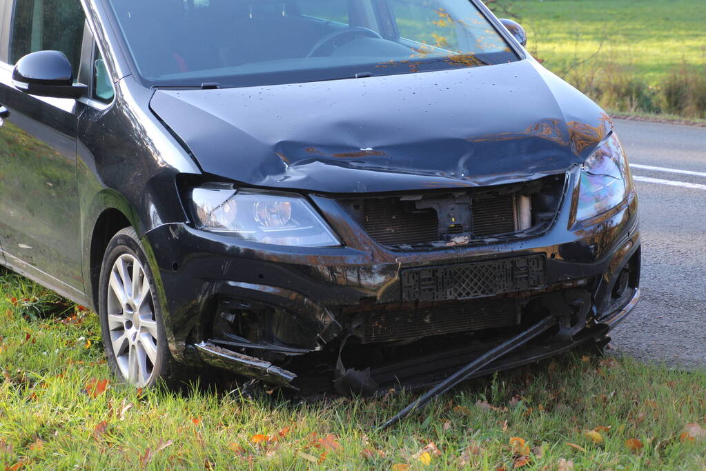 Voertuig beschadigd door omgevallen boom