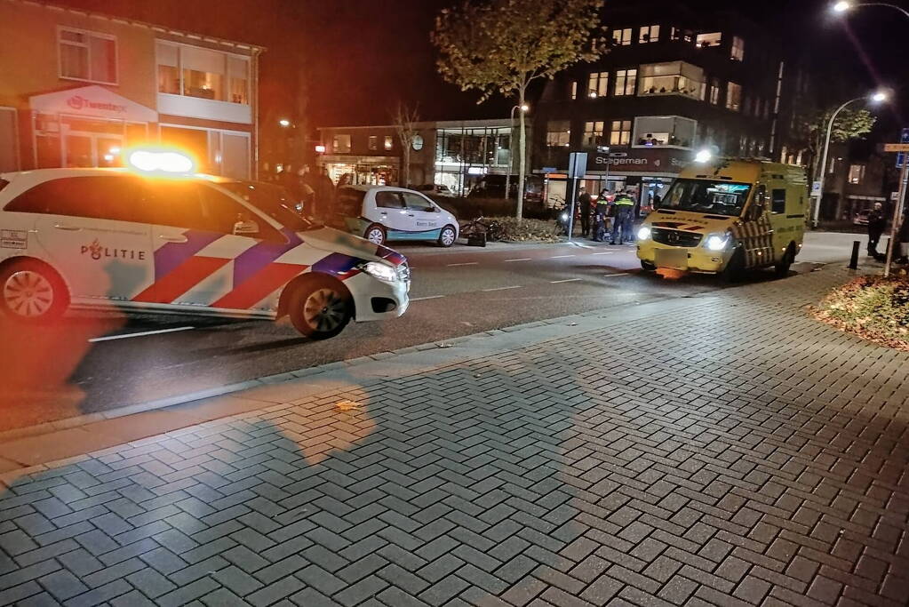 Fietser in botsing met automobilist