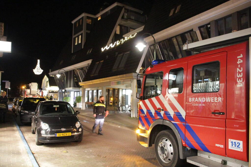 Flinke brand in schoorsteen van woning