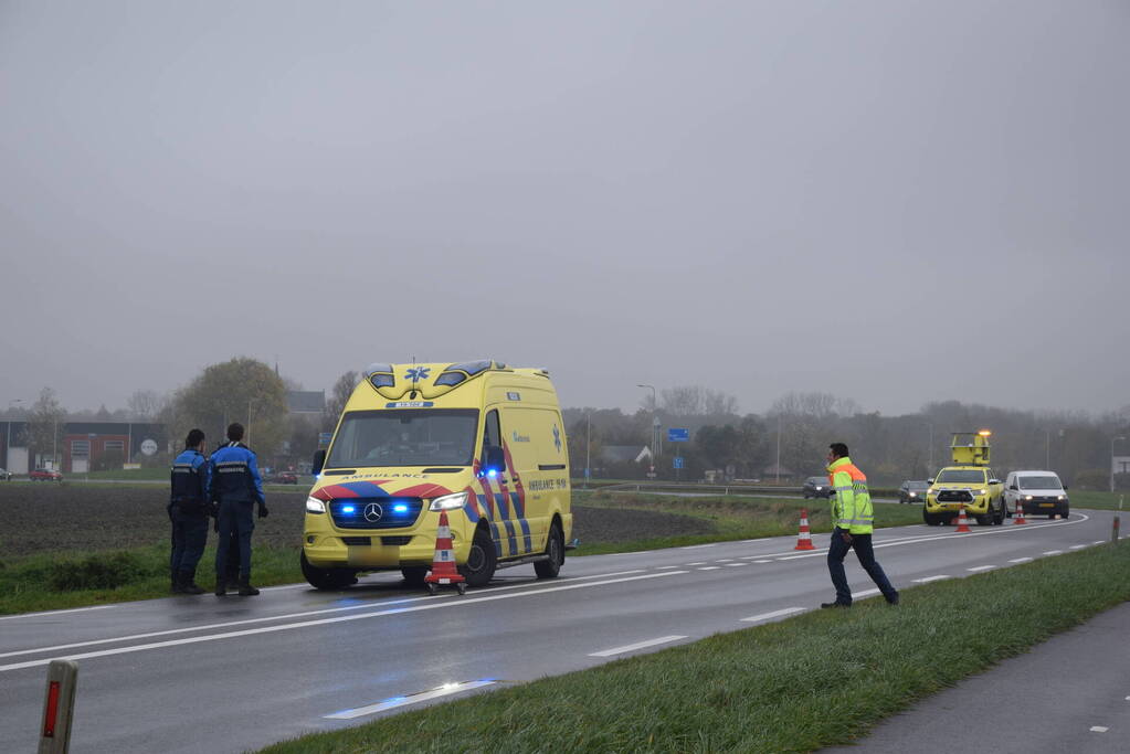 Dronken bestuurder belandt in sloot