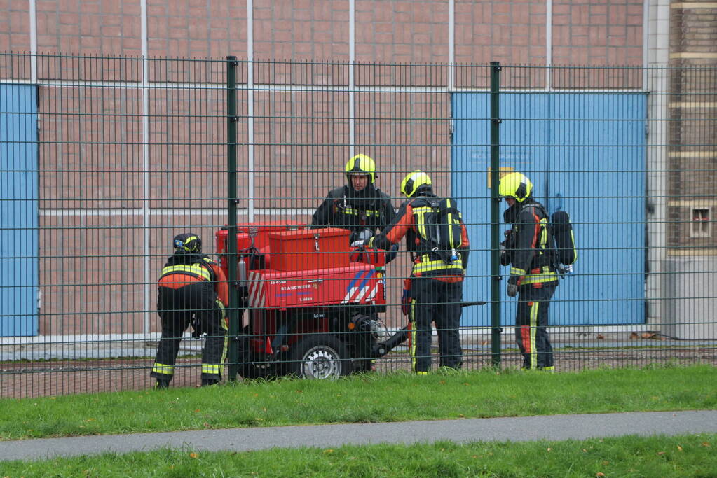 Flinke rookontwikkeling bij brand in hoogspanningscentrale