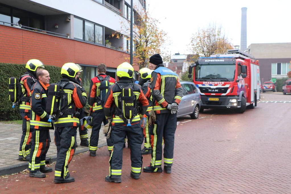 Flinke rookontwikkeling bij brand in hoogspanningscentrale