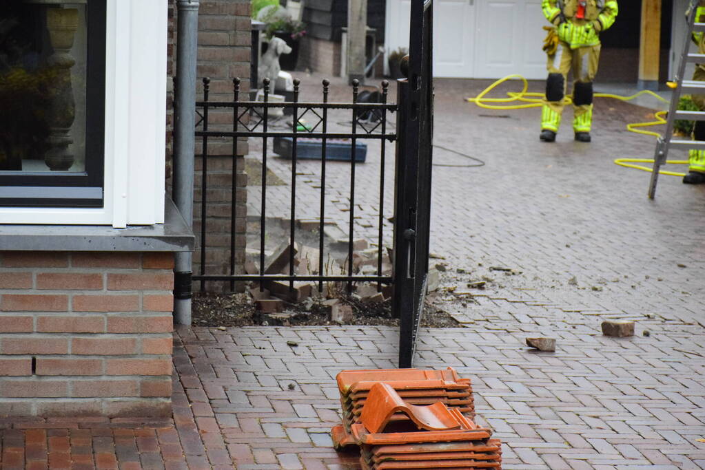 Schoorsteenbrand lastig te bestrijden