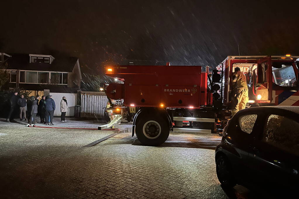 Brand in woning snel geblust