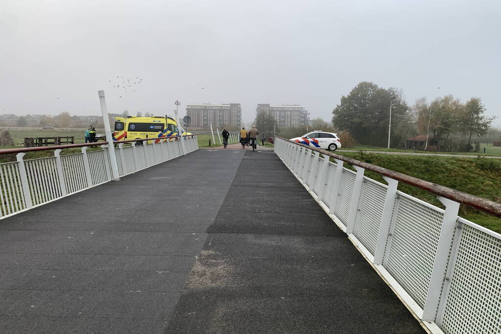 LF ietser gewond bij valpartij op brug