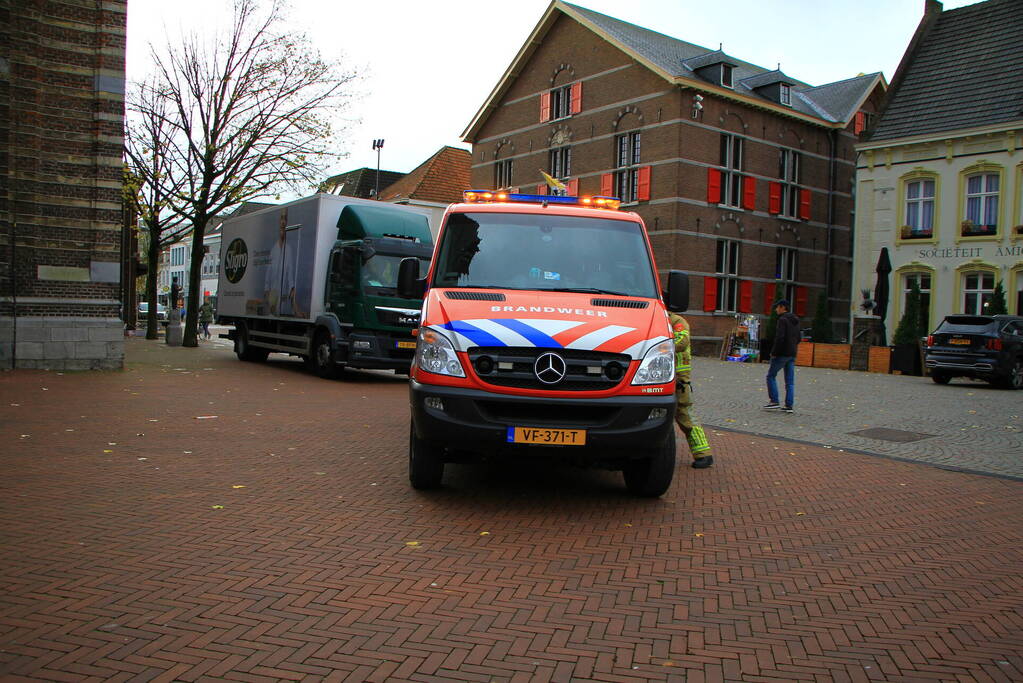 Brandweer doet onderzoek naar afgaan van rookalarm in Sint-Martinuskerk