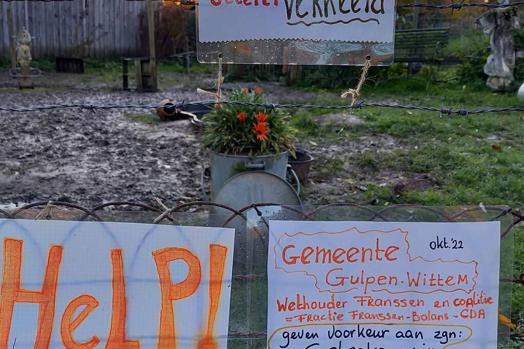 Bewoners buurtschap Dal-Bilsen protesteren