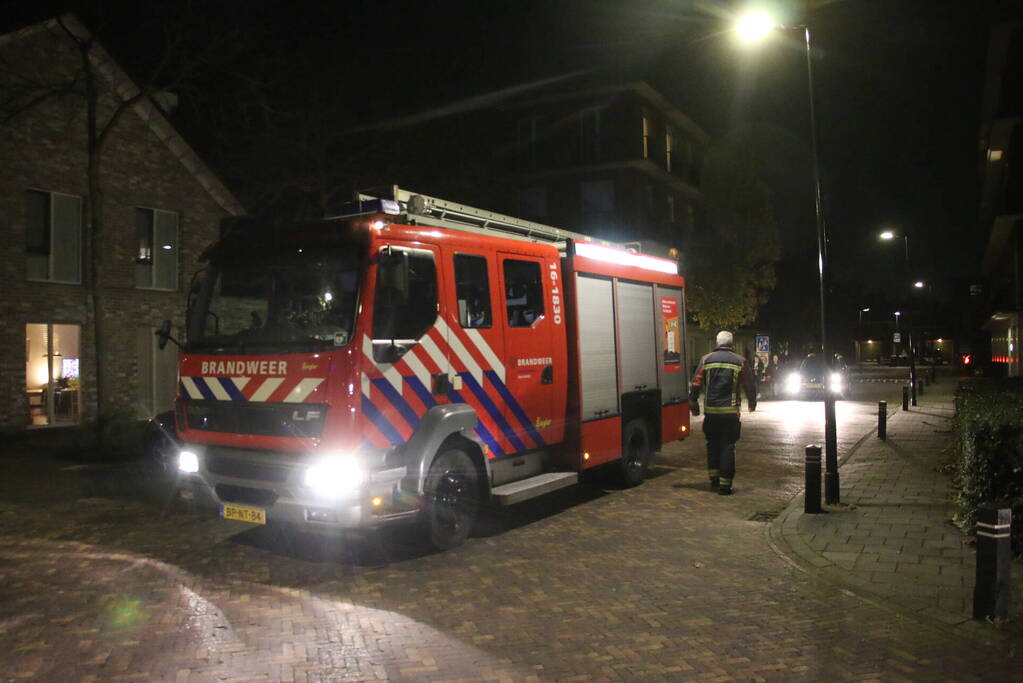 Vuurwerk veroorzaakt brand in container