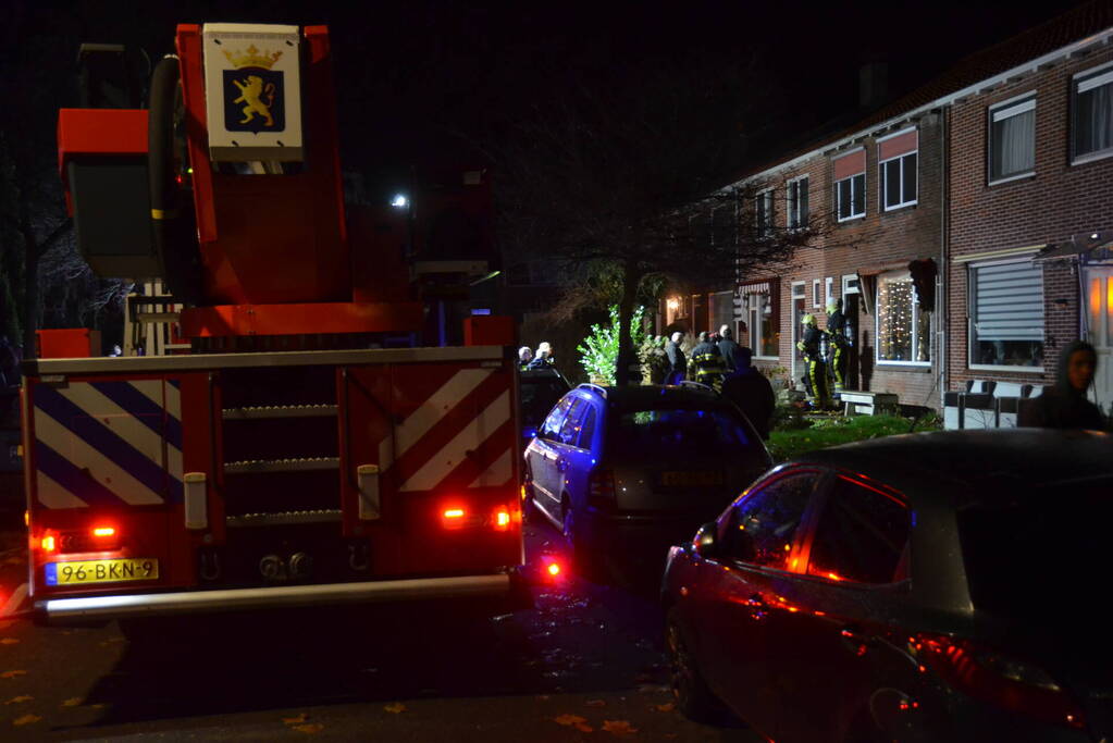 Woning vol rook geventileerd door brandweer