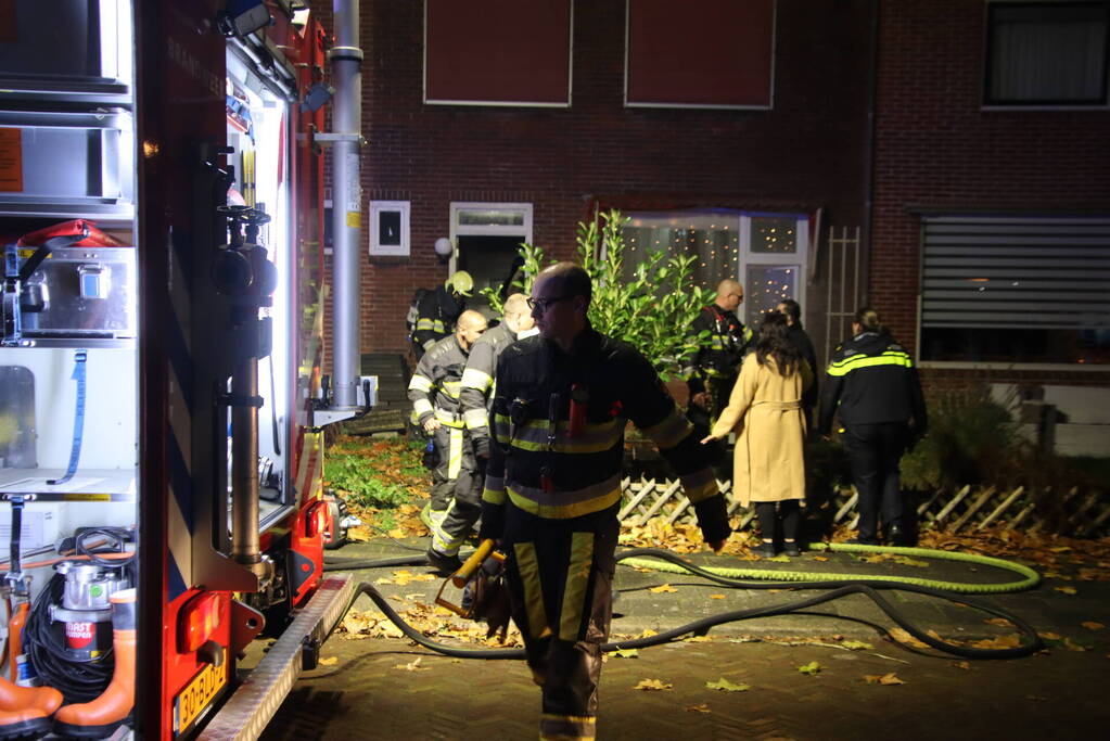 Woning vol rook geventileerd door brandweer
