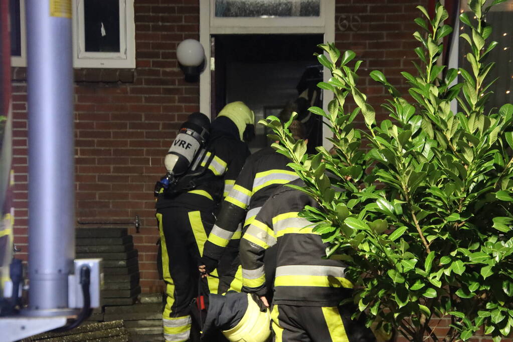 Woning vol rook geventileerd door brandweer