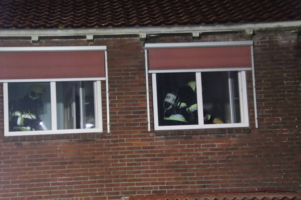 Woning vol rook geventileerd door brandweer